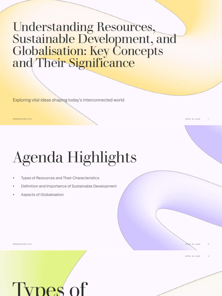 Understanding Resources^J Sustainable Development^J and Globalisation ...