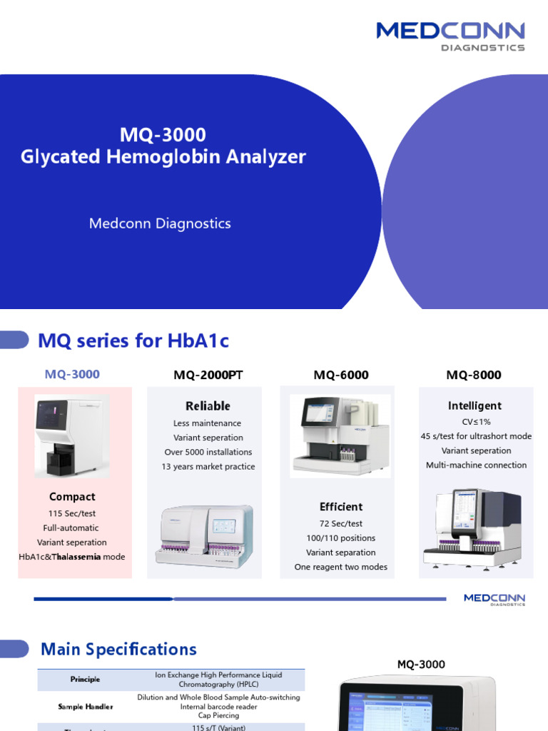 Medconn MQ-3000 GHb Analyzer | PDF | High Performance Liquid ...