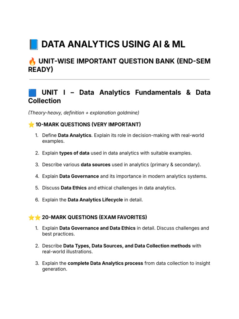 ? Data Analytics Using Ai & ML | PDF | Statistics | Data Analysis