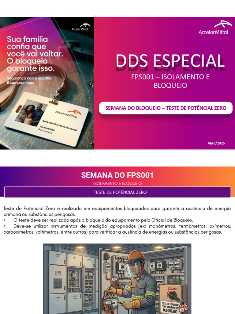 DDS Semana Do Bloqueio - Teste de Potencial Zero | PDF