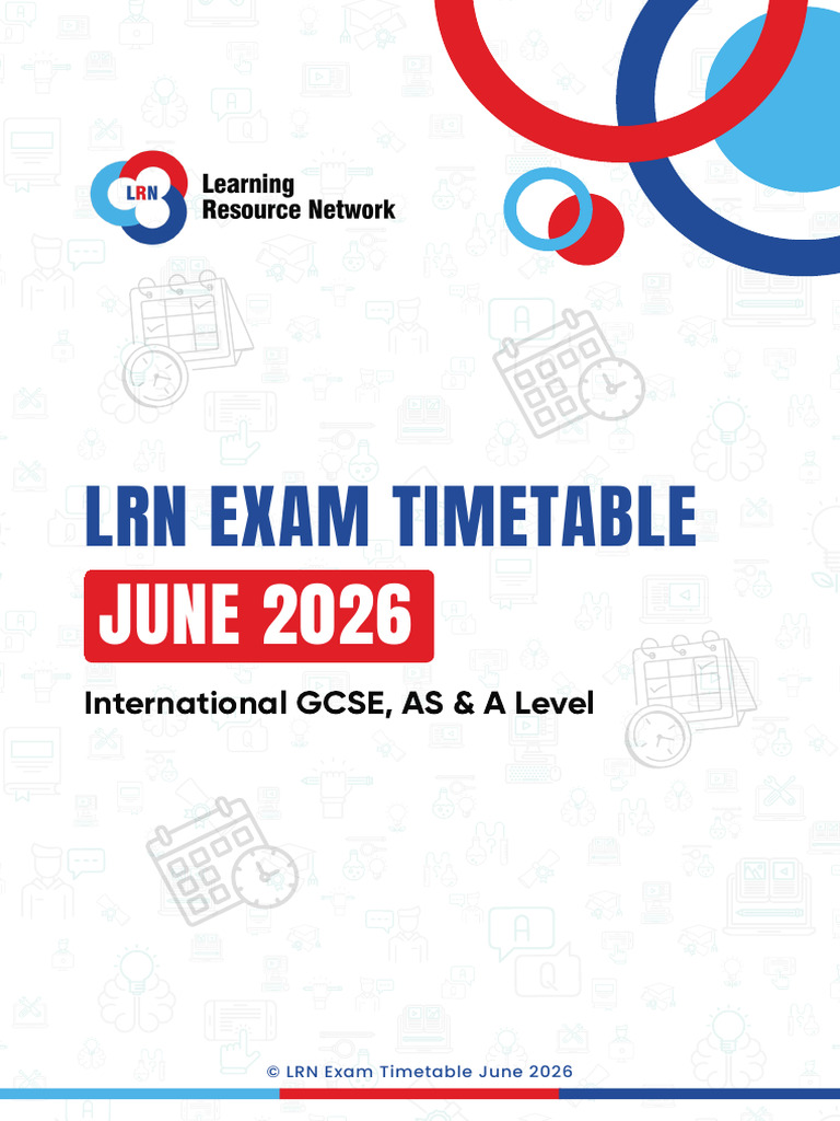 LRN Timetable | PDF | Science | Educational Assessment And Evaluation