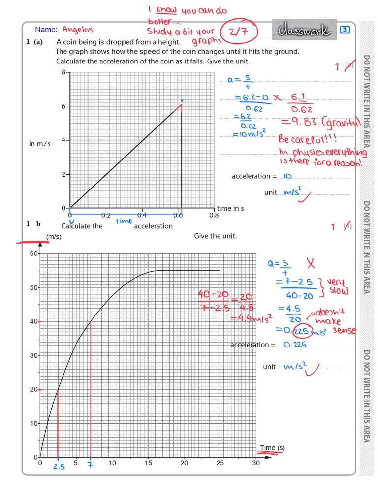 Physics Handout Graphs | PDF | Pascal (Unit) | Pressure