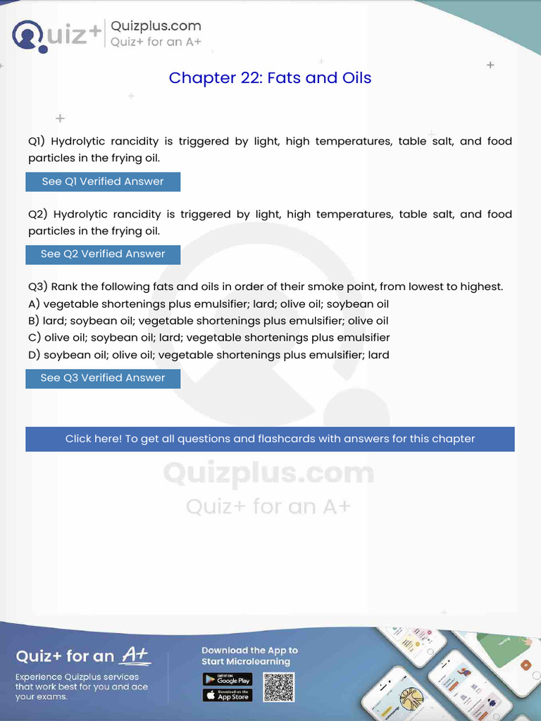 Hydrolytic Rancidity is Triggered by Light High Temperatures Table Salt ...