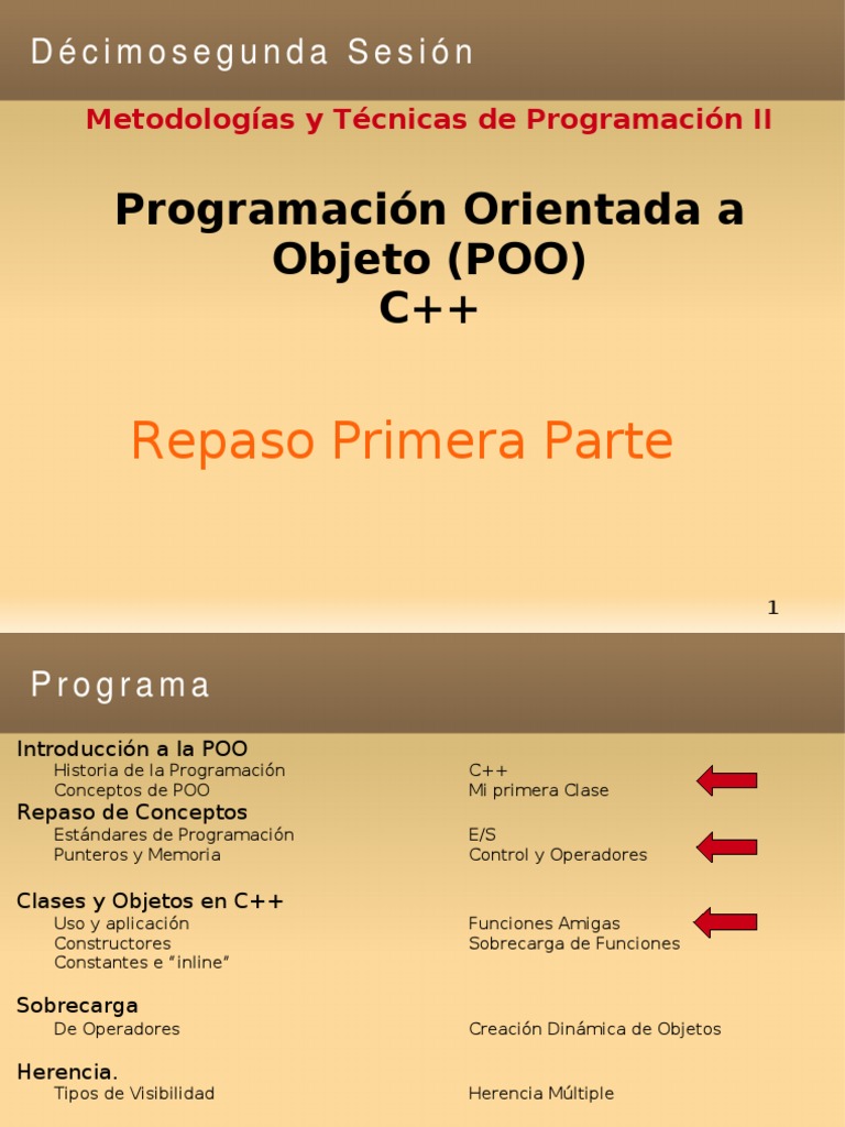 Introducción a la Programación POO en C++ | PDF | Objeto (informática ...
