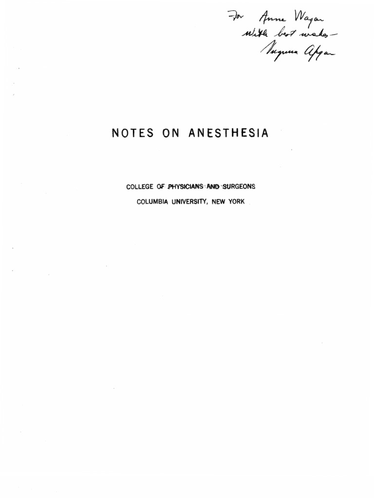 NOTES ON ANESTHESIA Anesthesia Oxygen