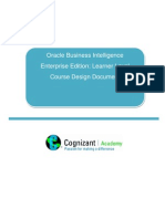 Course Design Document OBIEE - Learner