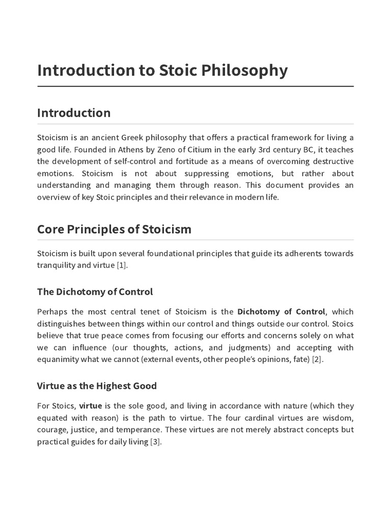 introduction_to_stoic_philosophy | PDF | Stoicism | Virtue