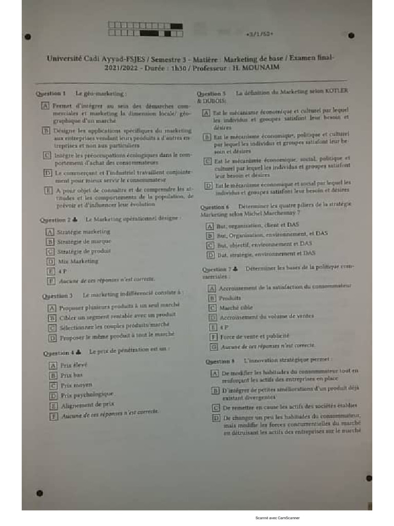 EXMs MRG s3 G5 | PDF