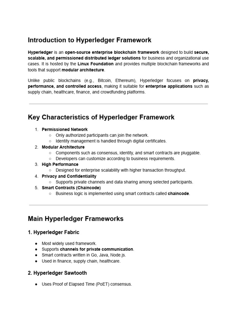 Module 4 Hyperledger Fabric | PDF | Computing | Information Technology
