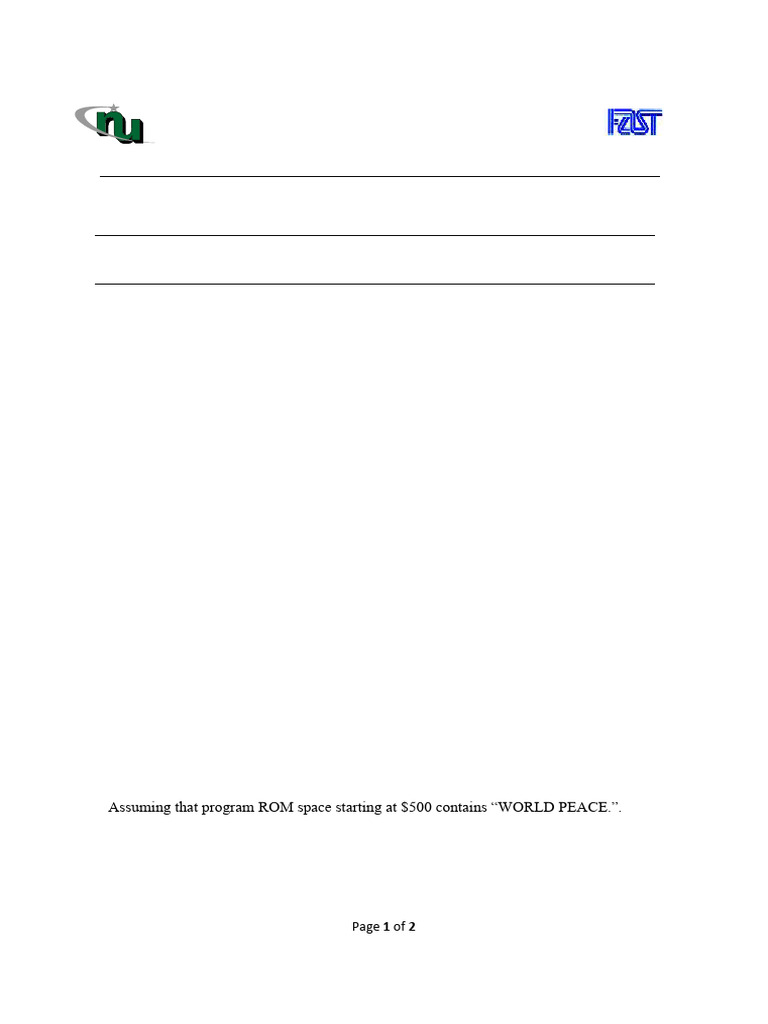 Assignment_II_ECR_Spring2026 | PDF | Computer Engineering | Computing