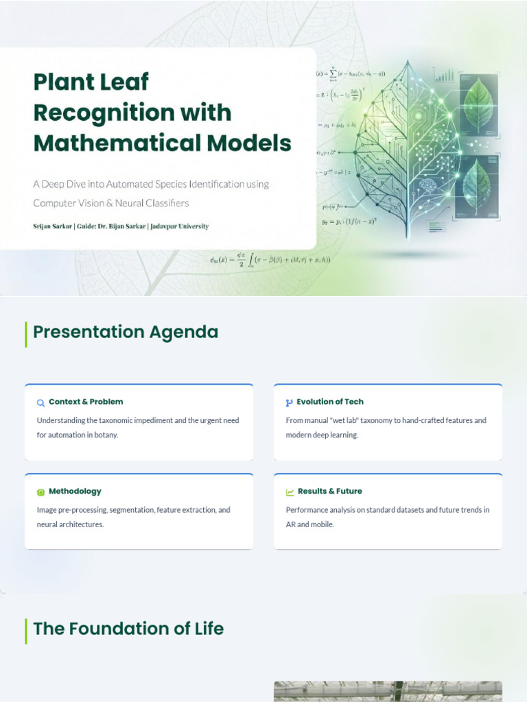 Plant Leaf Recognition With Mathematical Models | PDF | Deep Learning ...