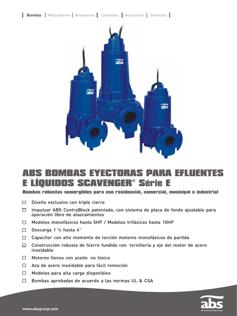 21.B Bomba Sumergible ABS | PDF