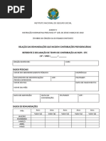 Declaração de Tempo de Contribuição INSS | PDF
