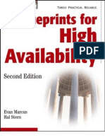 Blueprints For High Availability - Evan Marcus &amp Hal Stern