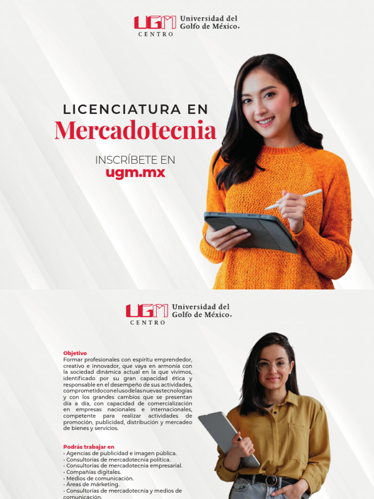 Licenciatura en Mercadotecnia Ugm | PDF | Marketing | Publicidad