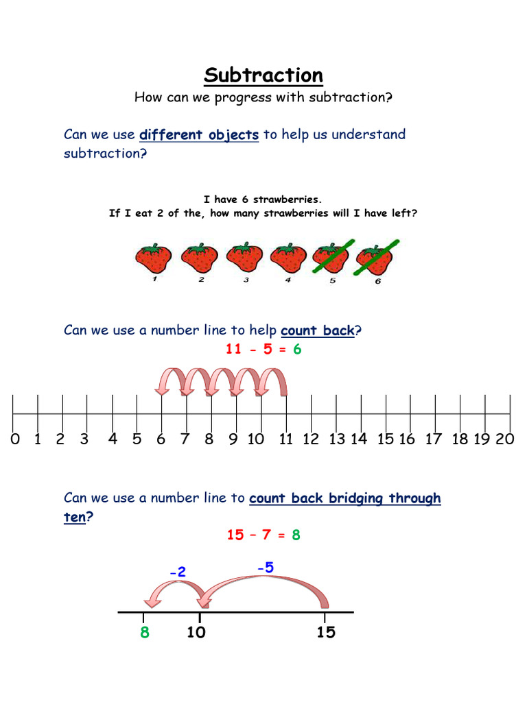 1.subtraction Final | PDF | Arithmetic | Mathematics