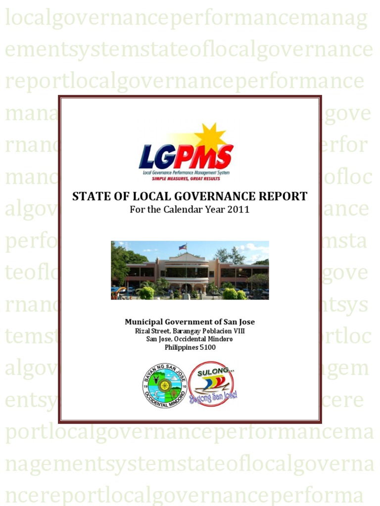 Local Governance Performance Report 2011 | PDF | Economic Development ...