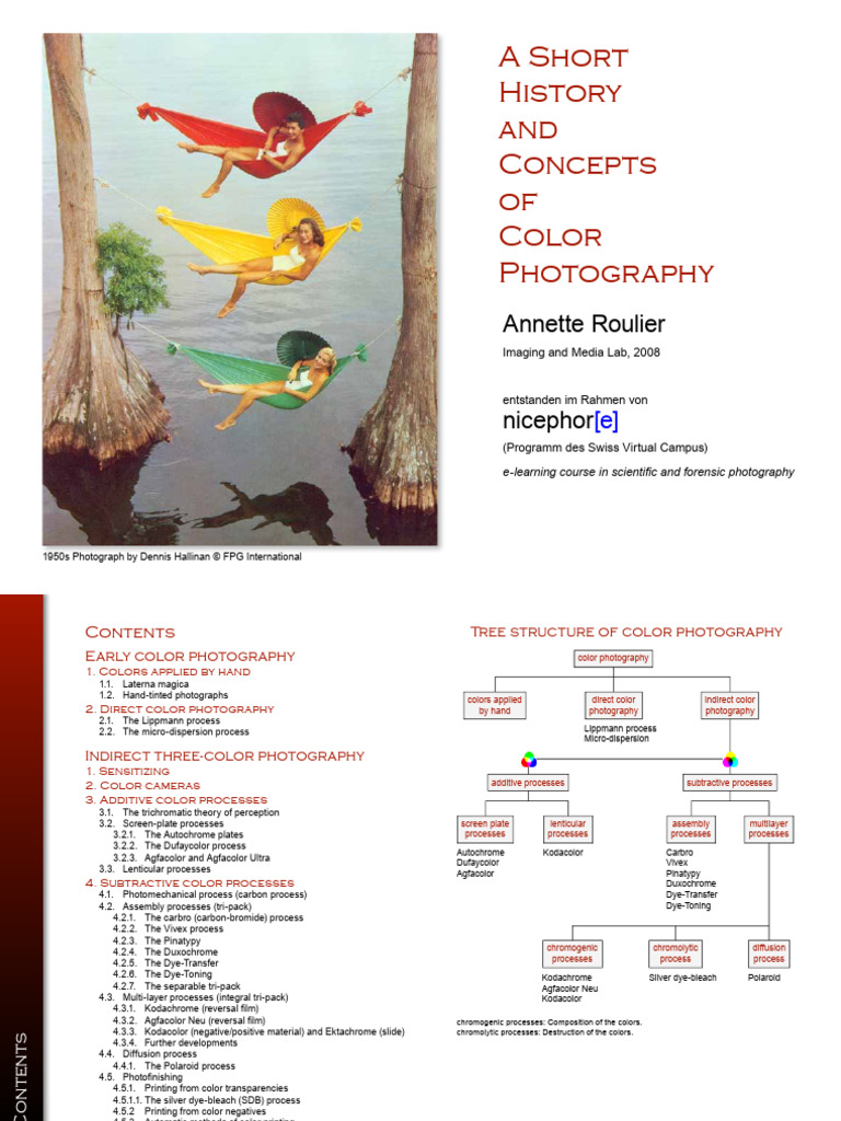 Annette Roulier - A Short Story and Concepts of Color Photography | PDF ...