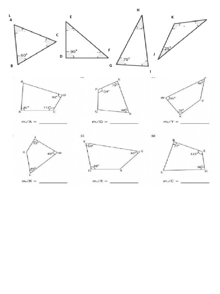 ANGULOS INTERIORES | PDF