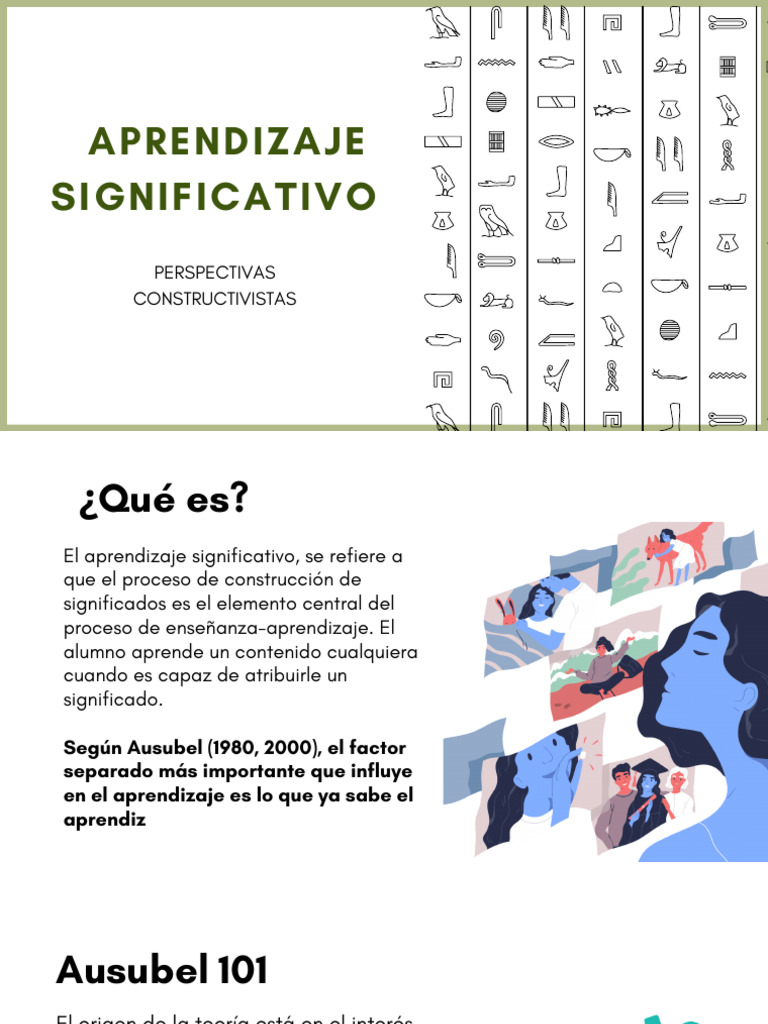 aprendizaje significativo | PDF | Aprendizaje | Ciencia cognitiva