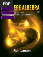 College Algebra, 11e Ron Larson Ebook Clear PDF | PDF | Equations