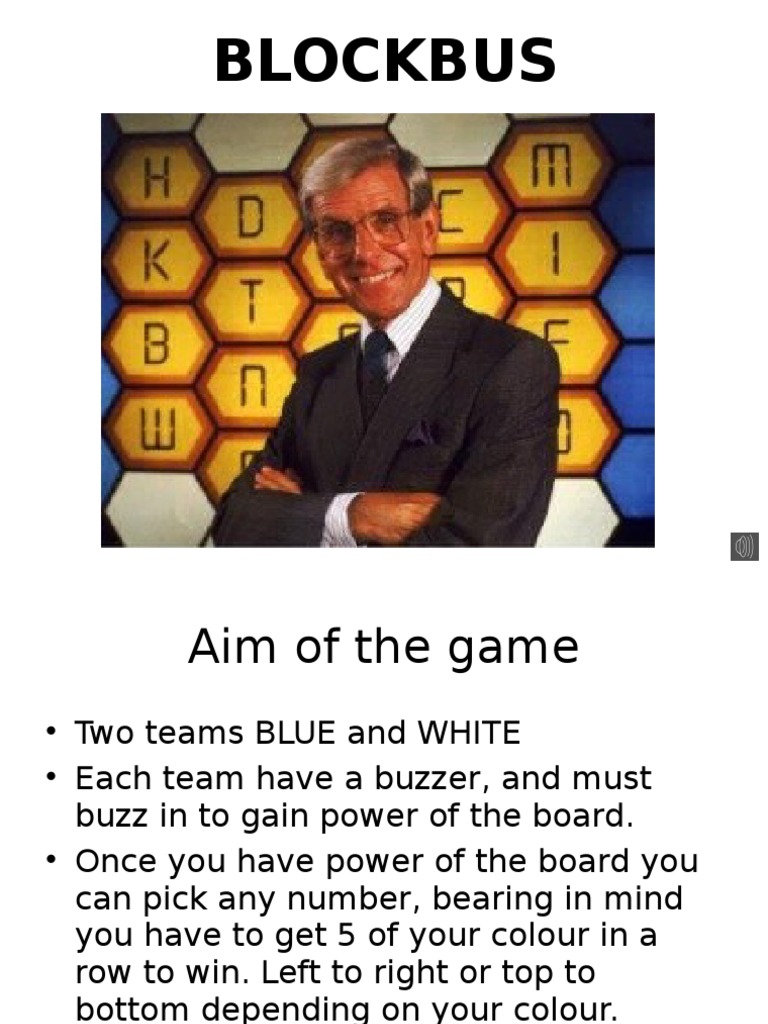 Blockbusters Game Rules Explained | PDF