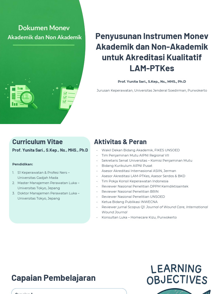 Penyusunan Instrumen Monev | PDF