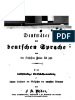 Pischon, F. A. - Denkmaeler Der Deutschen Sprache (1838, 662 S., Scan, Fraktur)