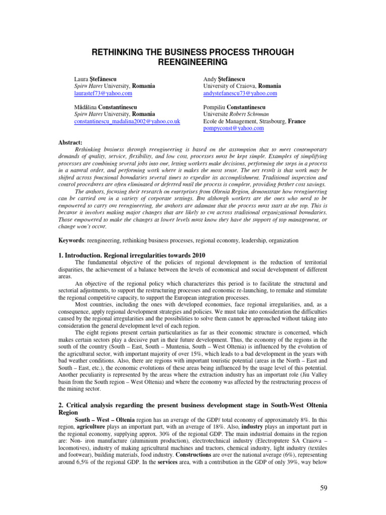 Rethinking the Business Process Through | PDF | Business Process | Business