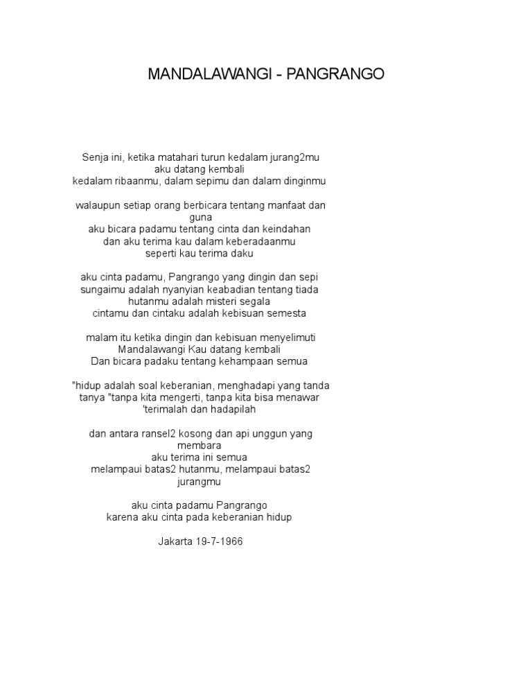 Puisi Malam Api Unggun Kumpulan Puisi Terbaik