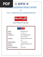Download A project work on Competitor study and Brand Promotion of MedPlus Pharmacy retail chain by Rupak Jyoti NeogMBA-Marketing by Neog Rupak SN103261061 doc pdf