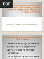 A Matematica No Egito e Na Babilonia