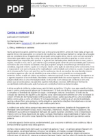 Contra a Violencia de Marilena Chaui
