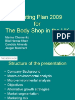 Download 1 the BODY SHOP Marketing Plan1 by Jeegar SN10326152 doc pdf