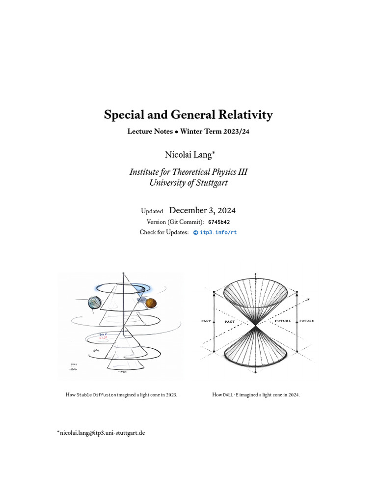 RT_PUB | PDF | General Relativity | Special Relativity