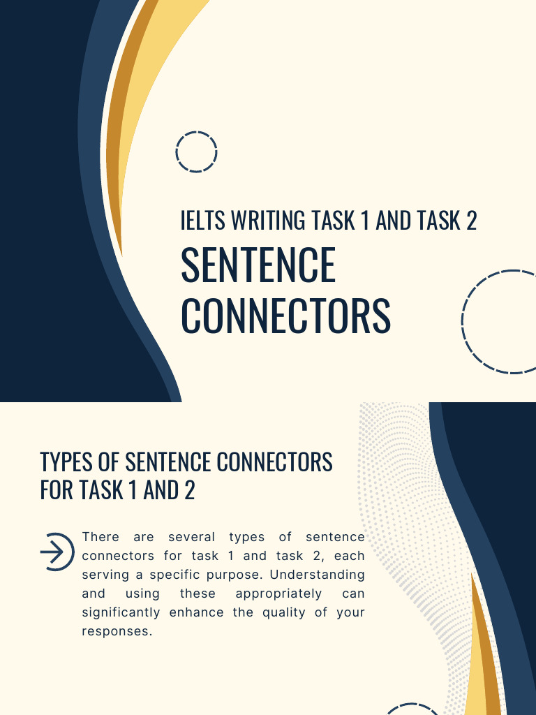 Sentence Connectors_IELTS Writing | PDF | Psychology | Behavioural Sciences