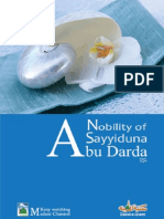 Nobility of Sayyiduna Abu Darda رضی اللہ تعالٰی عنہ