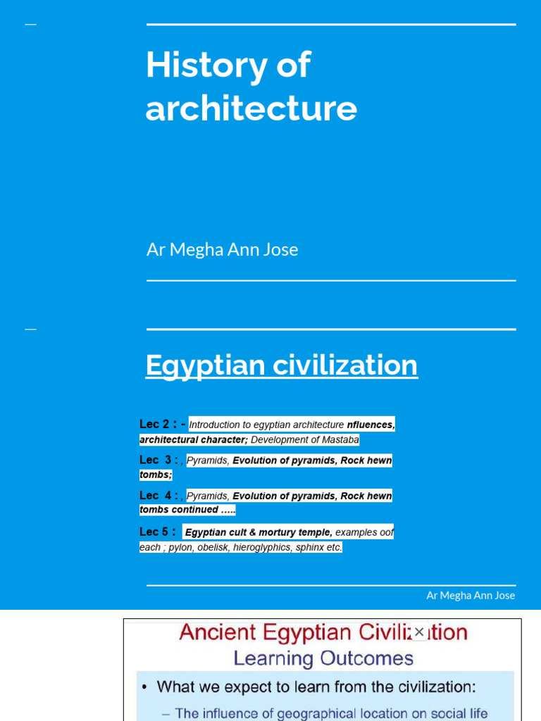 Egyptian Architecture 2 | PDF | Egyptian Pyramids | Ancient Egypt