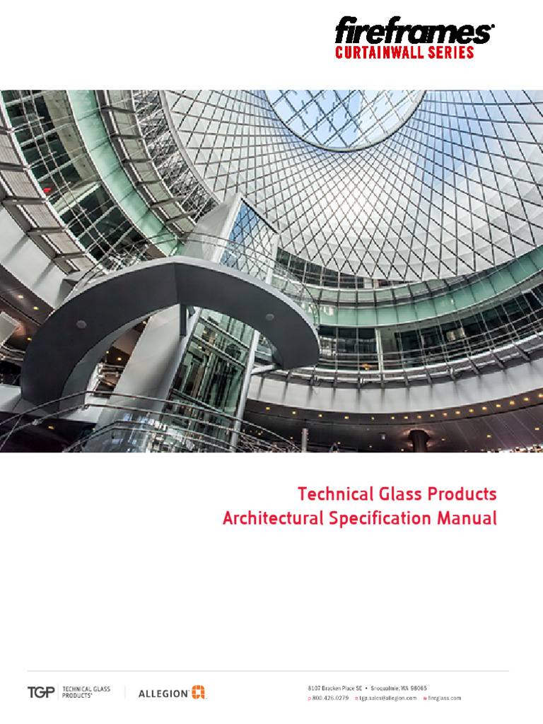 Firewall Curtainwall Series Details | PDF | Door | Building Engineering