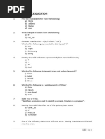NPTEL Python Previous Year Questions | PDF | Parameter (Computer ...