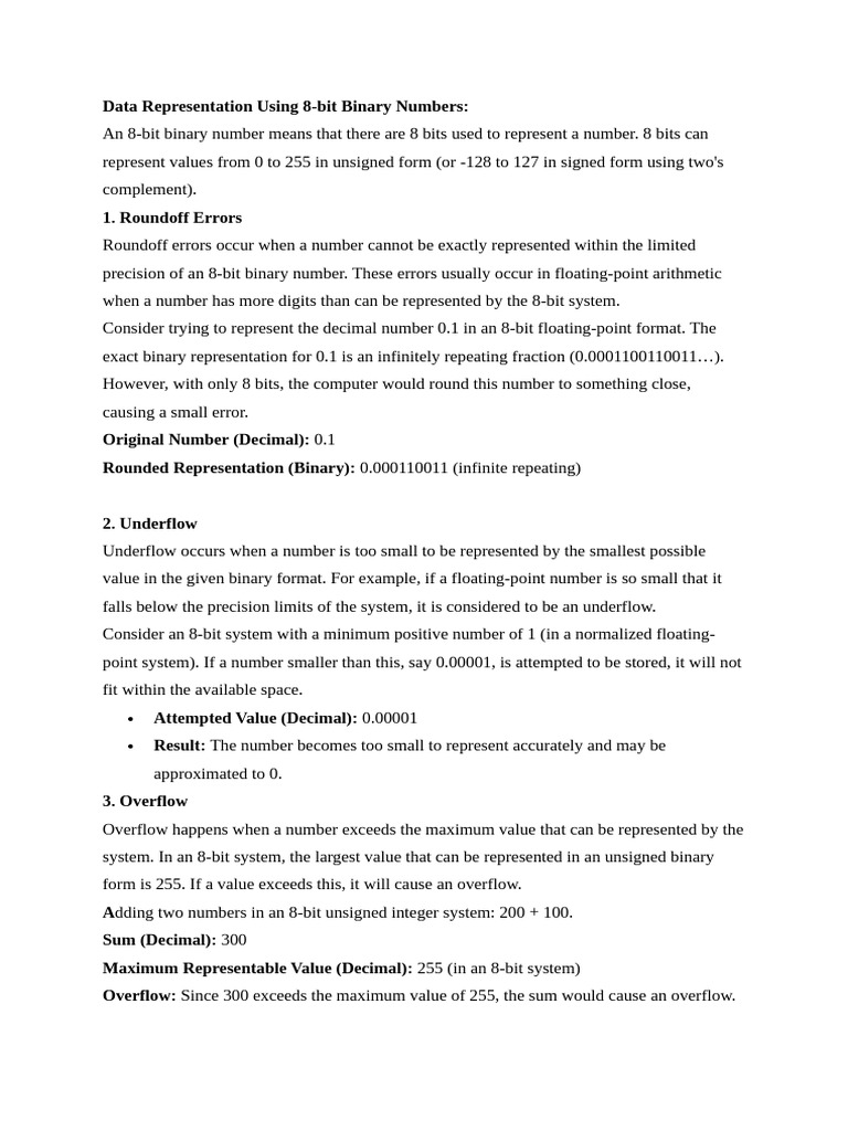 Errors and Data Representation | PDF | Binary Coded Decimal | Ebcdic