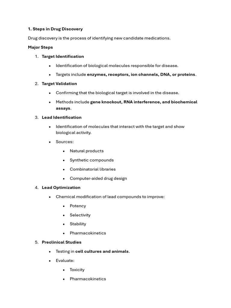 Unit-2 Drug Design | PDF