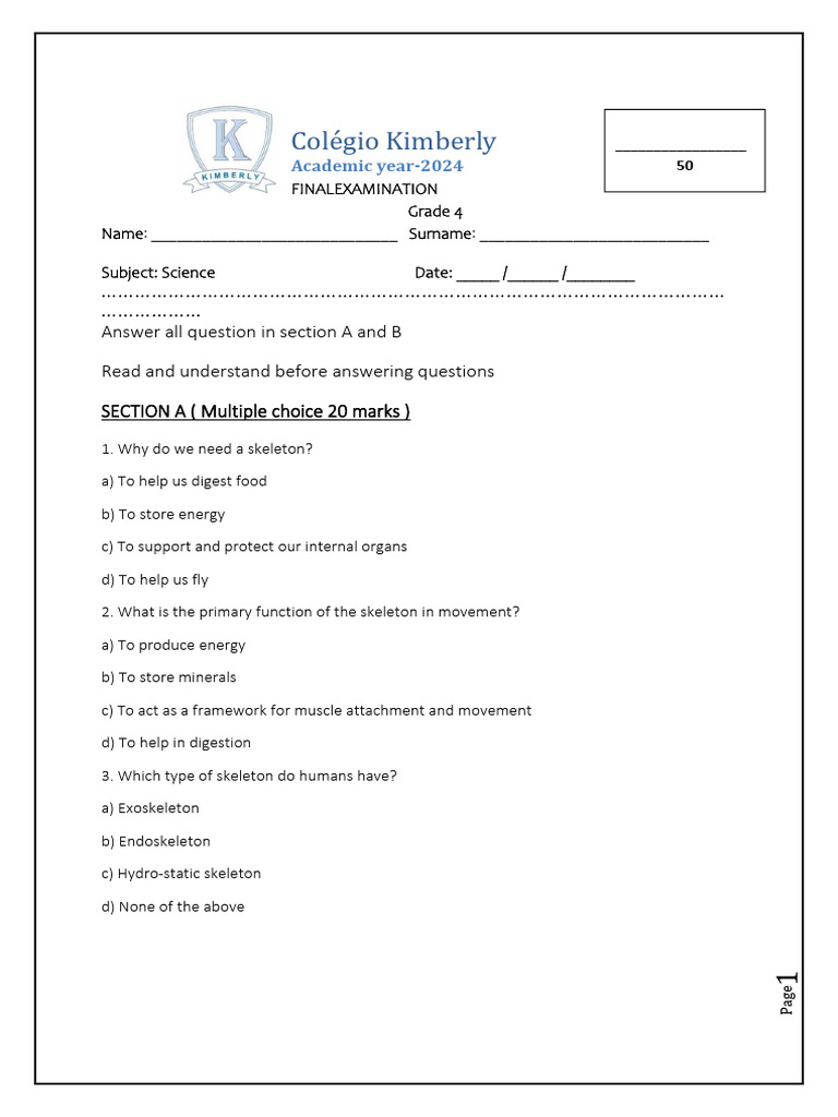 Melisa Grade 4 Science Progress Test | PDF | Liquids | Solid