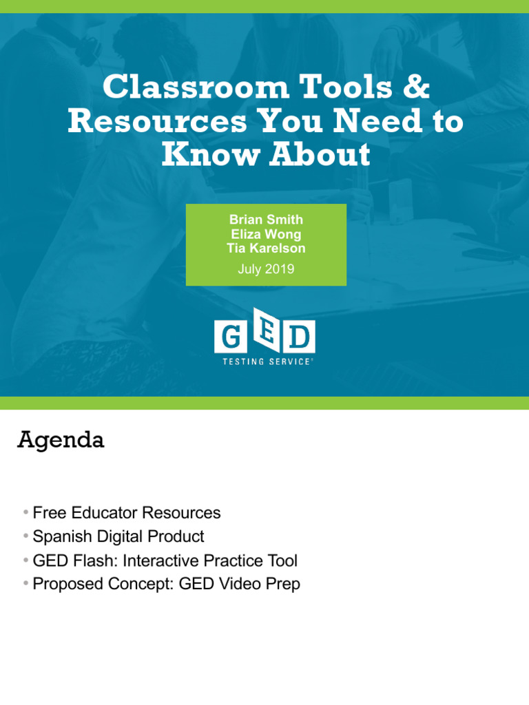 Classroom Resources You Need to Know About 1 Compressed | PDF | General ...