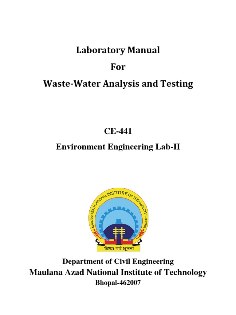 Environment Lab Manual PDF Ph Chemical Elements