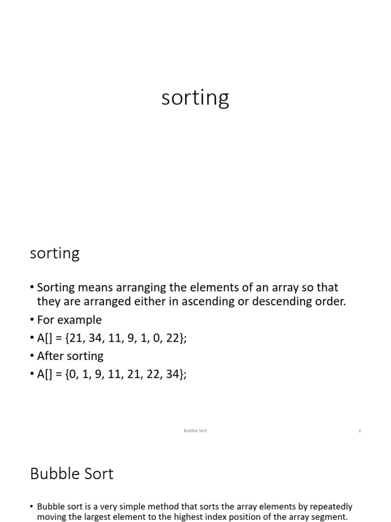 Sorting Bubble -5 | PDF | Software Engineering | Algorithms