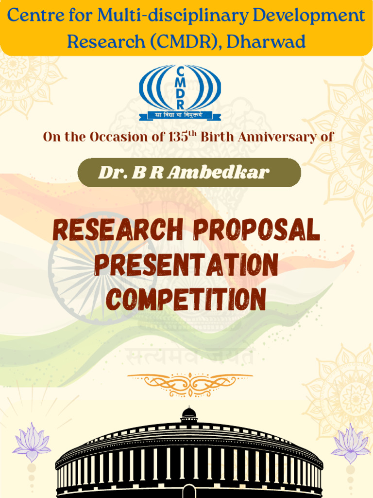 CMDR-Research Proposal Competition (Extended Date) | PDF