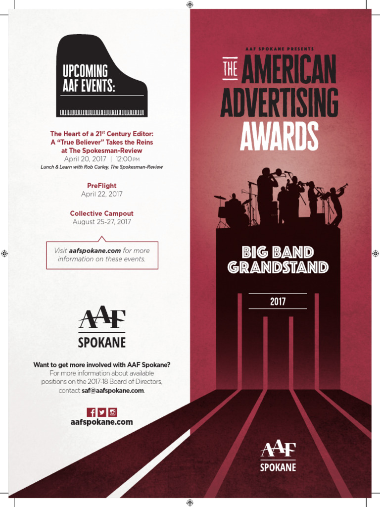 ADDYs2017 Program Print | PDF