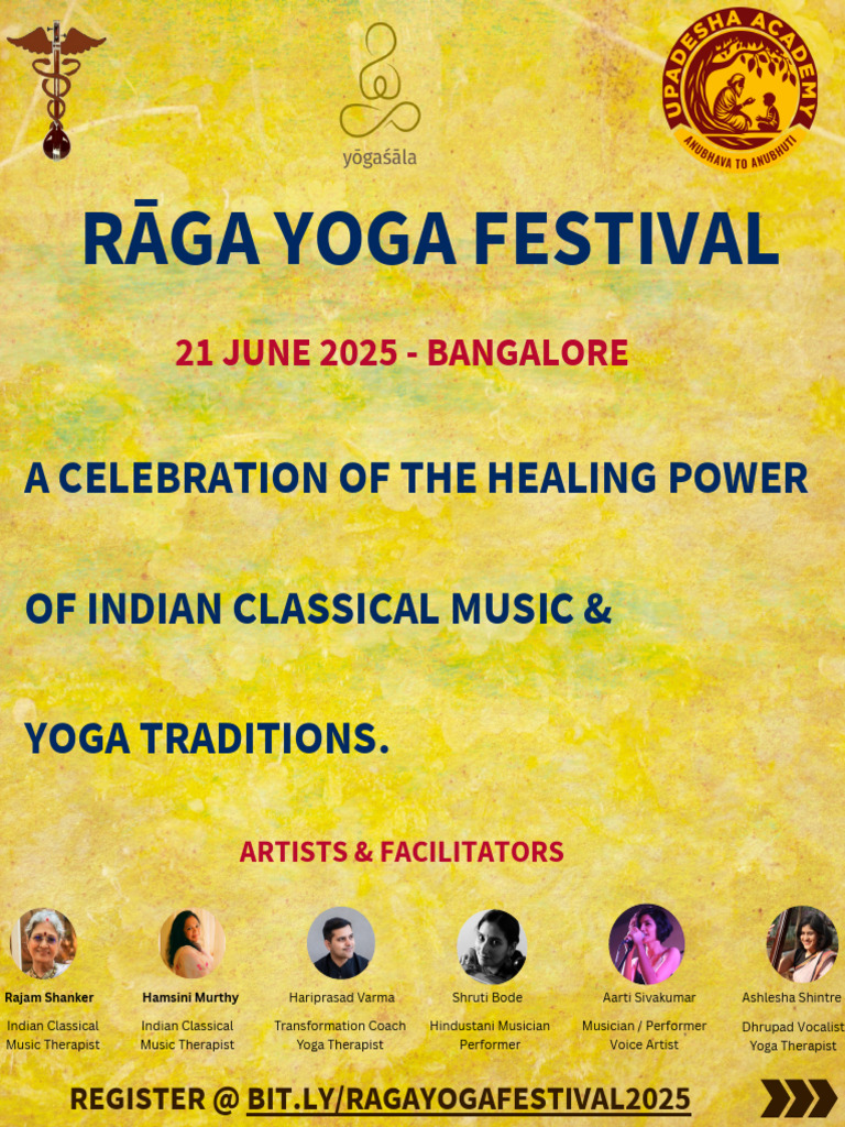 Raga Yoga Festival Brochure v1.0 | PDF | Classical And Art Music ...