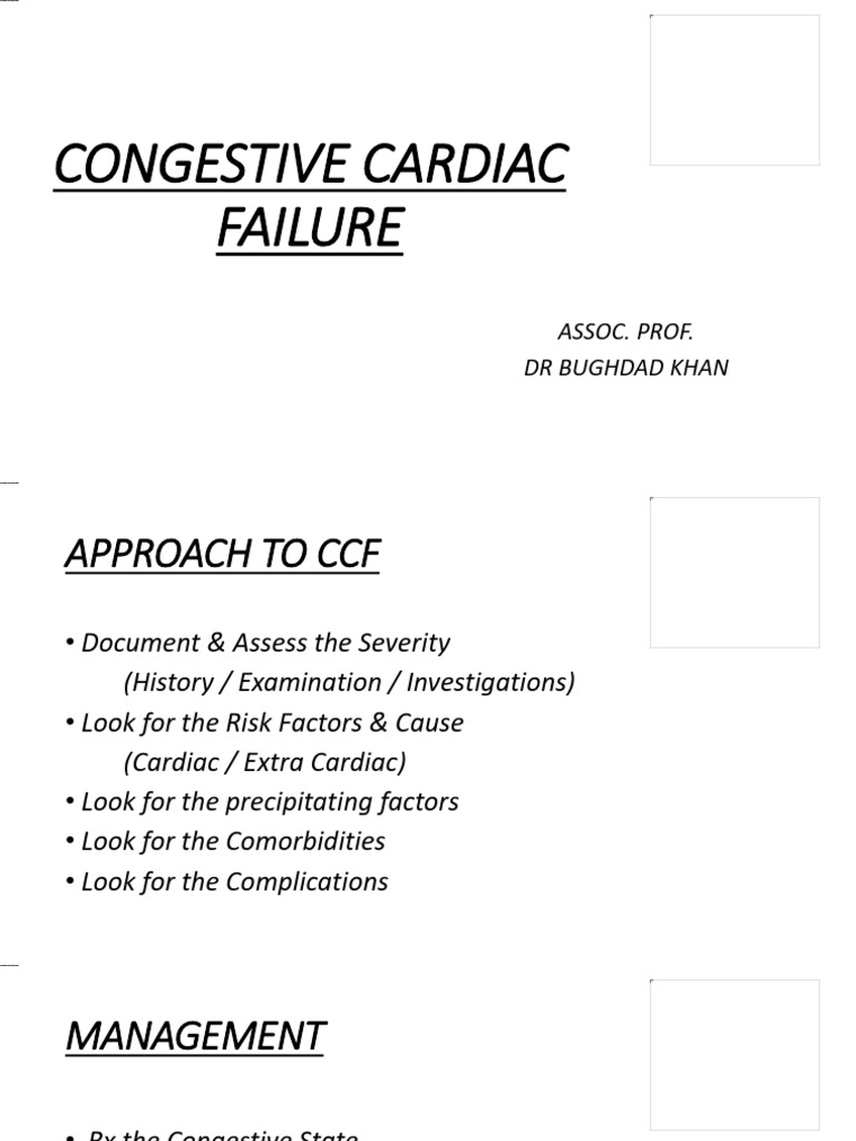 Congestive Cardiac Failure | PDF